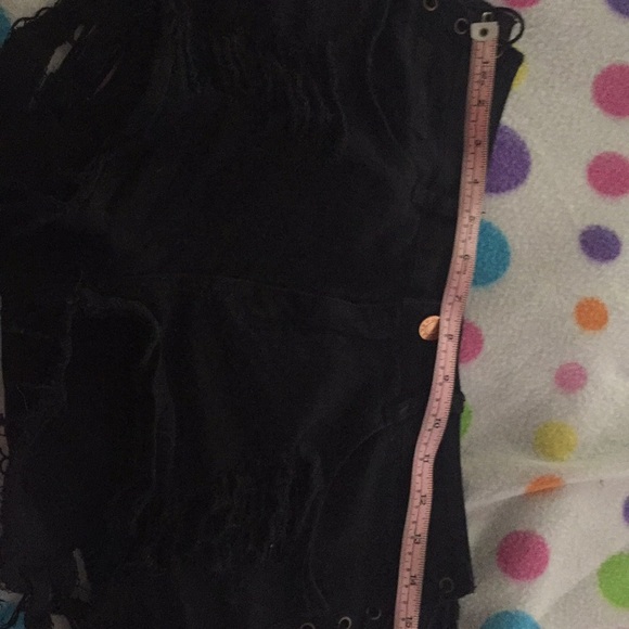 super sexy!black tie up open sides summer  shorts! - Picture 7 of 8